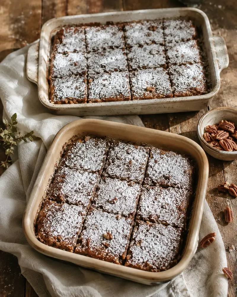 Chocolate Pecan Pie Bars from Clover & Crumb Bake Co.