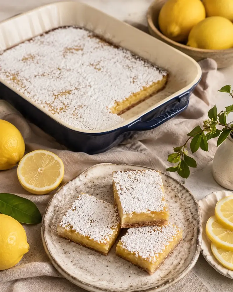 Lemon Square Bars from Clover & Crumb Bake Co.